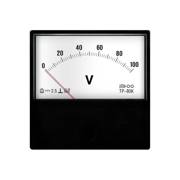 imhoo TP-80K Analog Panel Voltmeter - Welding Machine Dedicated Meter,
