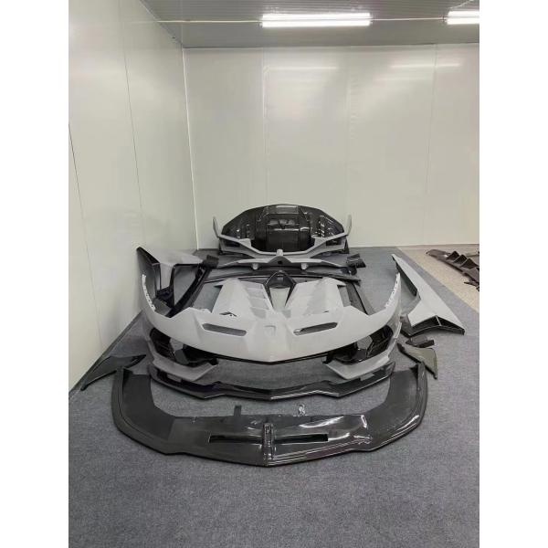 For Lamborghini Aventador LP700 LP720 Carbon Fiber Body Kit Aventador Upgraded SVJ Style Front and Rear Bumper Spoiler Body Kit