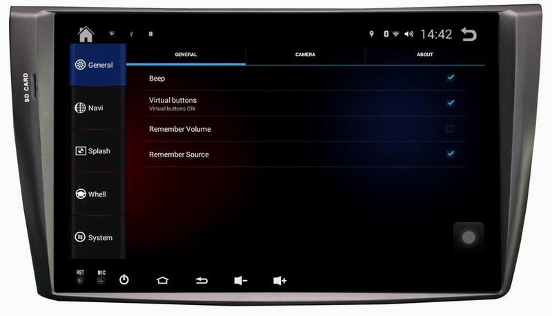 Ouchuangbo 9 Inch Car Stereo Androio 4.4 System For ChangAn Alsvin V3 with Gps Navi resolution 1024*600
