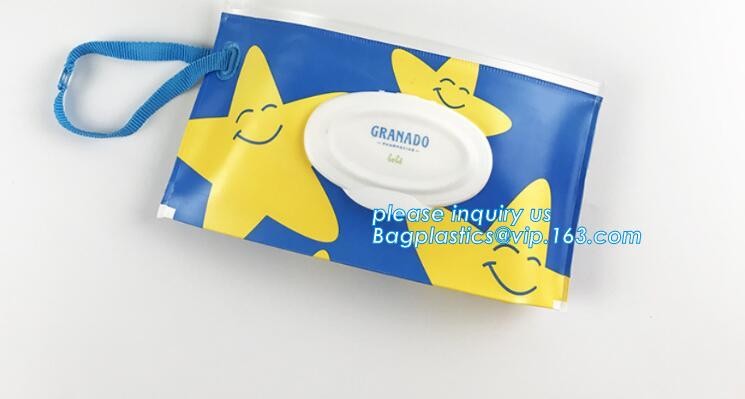 Reusable travel and portable baby wet wipe refill case dispenser, custom high quality reusable EVA wet wipe bag, contain
