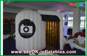 China Professional Photo Studio Gaint Inflatable Photo Booth , Portable Rounded Strong Oxford Cloth Photo Booth on sale