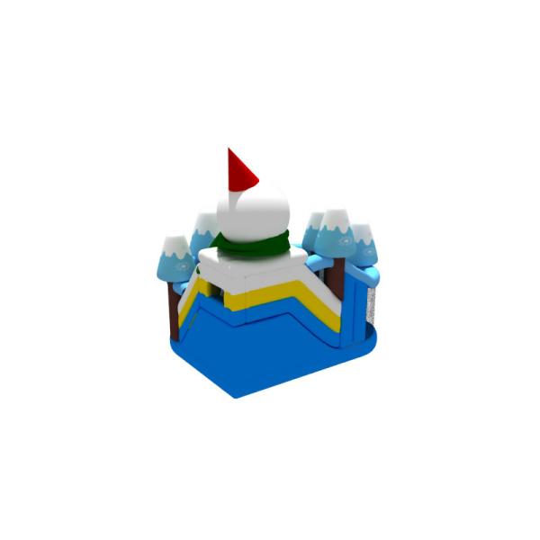 Inflatable Combos Christmas Inflatable Jump House Snowman Castle Bouncer Toys Iceword