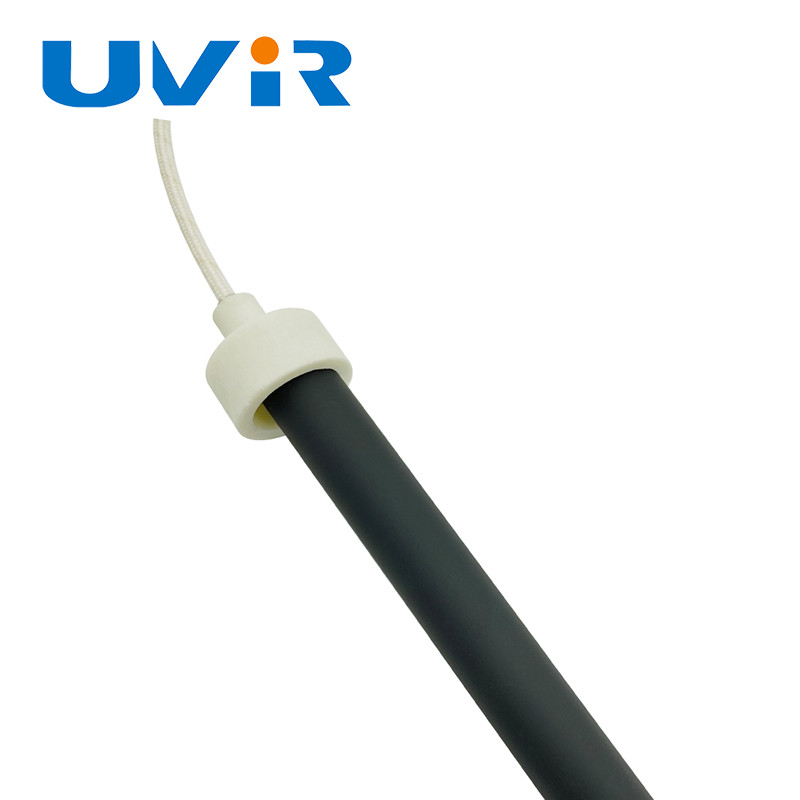Customization Quartz Heating Infrared Lamp 220V Single Tube Long Wave Black Tube