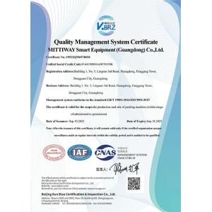 MITTIWAY PACKING MACHINE CO.,LTD Certifications