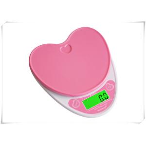 Quality Heart Shape Kitchen Electronic Scales , Selectable Units Food Weighing Scales wholesale