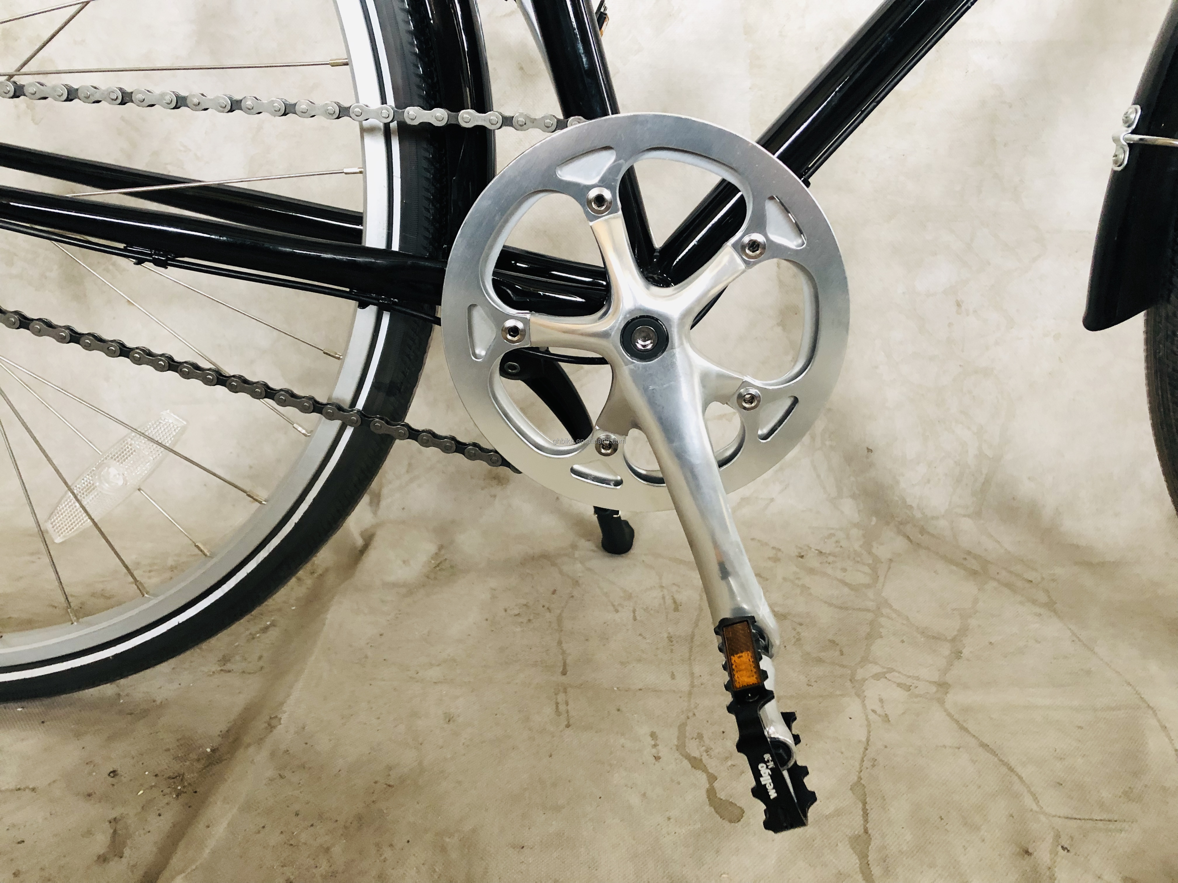 26 Inch CE Adult Men City Bike with Shimano Inner 3 Speeds Gears Ordinary Pedal
