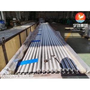 China Heat Exchanger Air Cooled Embedded Fin Tube Pipe ASTM A213 T5 Aluminium Strip Al1060 on sale