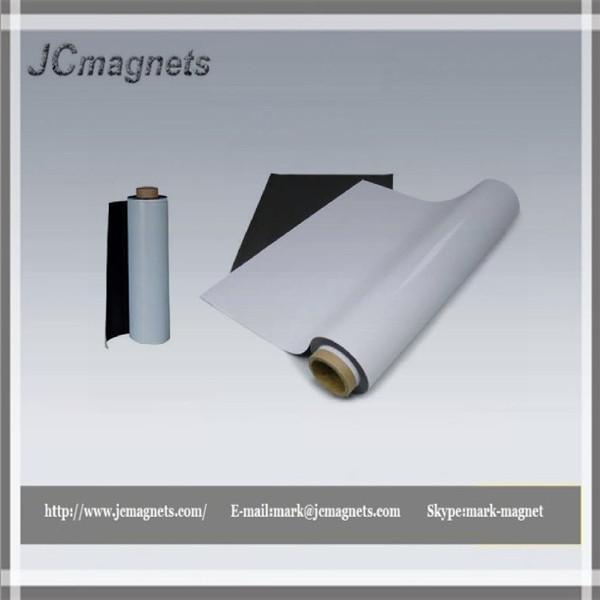 Cheap Flexible Magnetic Sheet Rubberized Magnets with Lamination for sale