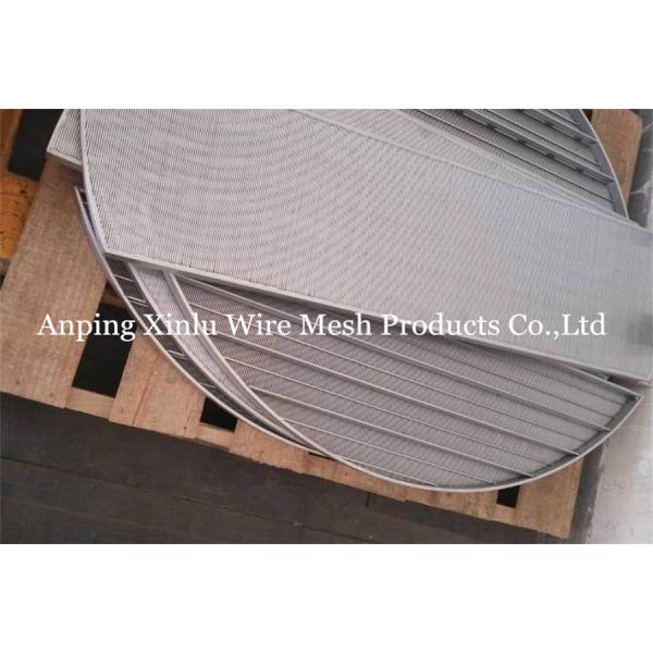 Stainless Steel Slotted Vee Wedge Wire Screen Panel Electric Resistance Welding
