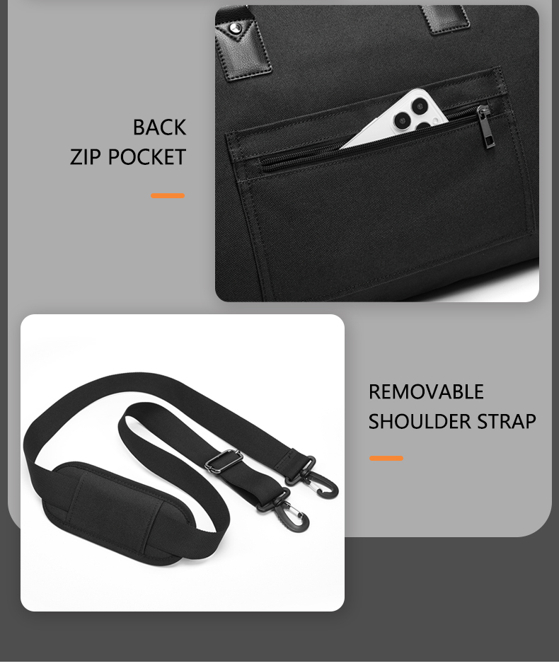 Fashionable Men Waterproof Duffle Bag With Shoe Compartment Anti Scratch