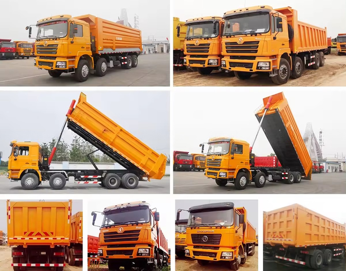 50 Ton Shacman H3000 Dump Truck 12 Wheeler 380HP 8x4 Dumper 340HP 550HP