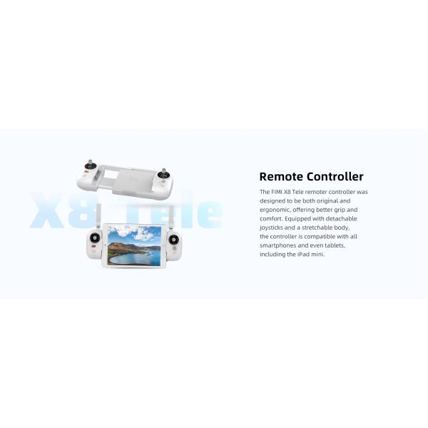 3-axis Gimbal Camera Drone Fimi X8 Tele 4k 60fps Brushless Motor for 37mins Flight Time