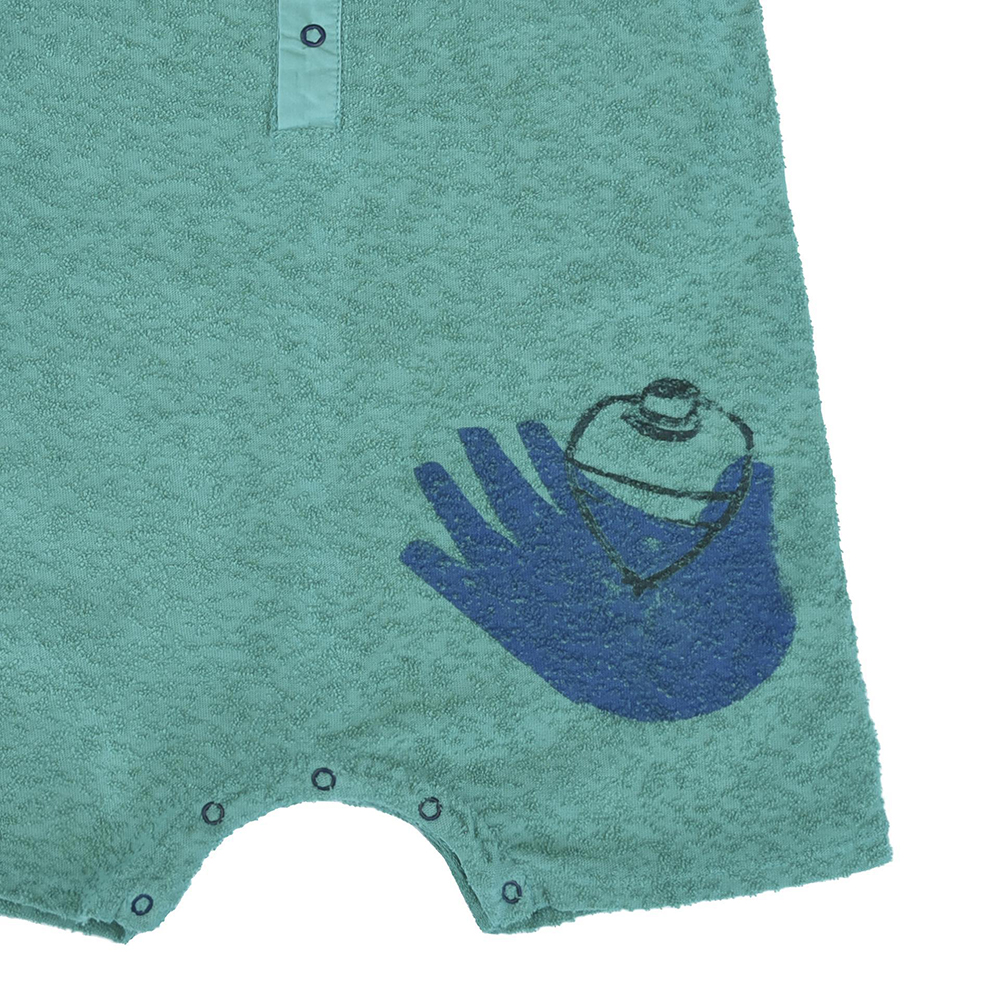 2023 summer Hot sale 100% organic cotton printed animal knitted newborn baby rompers