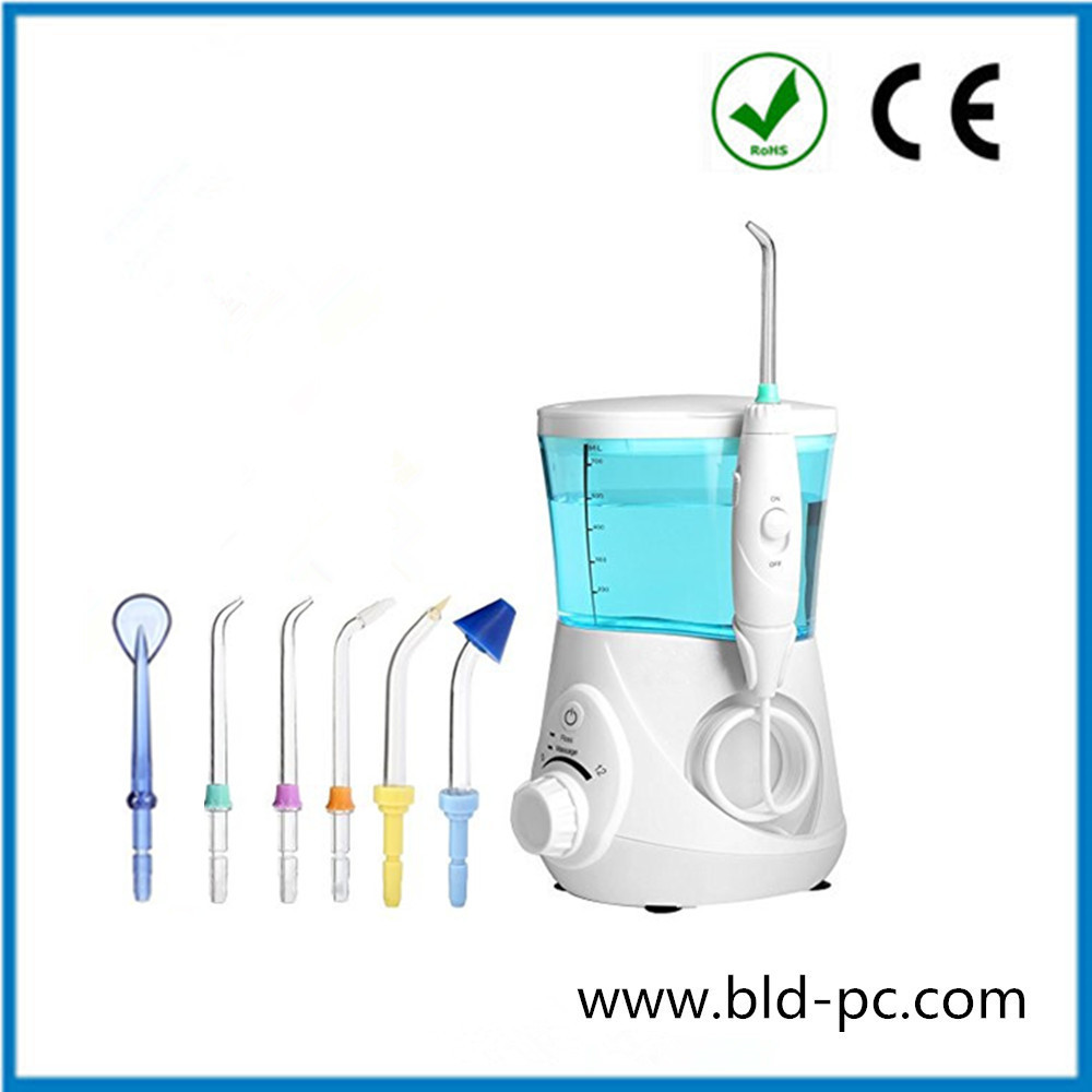 Professional Waterpoof Dental Care Teeth Cleaner Family Household Use with 7 Nozzles with 700ML Volume