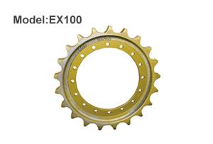 Quality EX100 Excavator Drive Sprocket 6-Bolt Lug Pattern wholesale