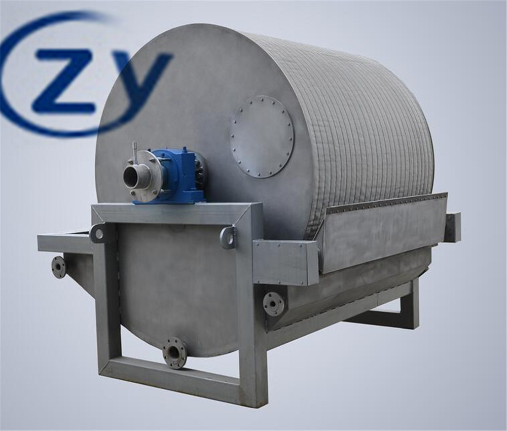 SS304 Rotary Vacuum filter Dewatering machine Potato Starch Machine