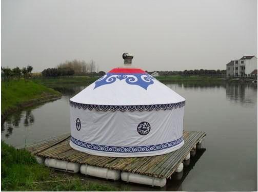 Cheap Anti - Ultraviolet Mongolian Yurt Tent With Thickening Acupuncture Cotton for sale