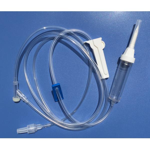 EO Sterilization 10G-34G Needle Gauge Gravity Transfusion Set IV Infusion Set With 5um Filter
