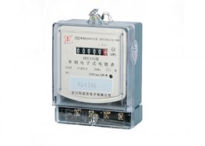 China High Accuracy Single Phase Electric Meter  5(60)A Watt Hour Meter BS Mounting Anti Tamper on sale