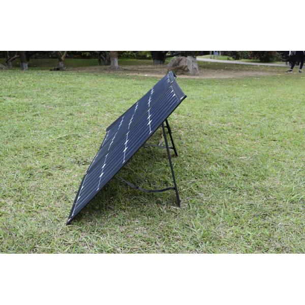 Three Array Sunpower Folding Solar Panels PET Laminated High Power Easy Carry