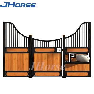 Quality Australia Standard 10ft Mesh Stall Fronts Strand Woven Bamboo Horse Stable Panel wholesale