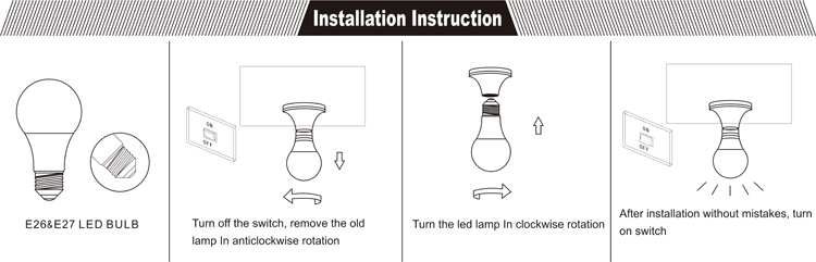 E27 led light bulb 7W led light bulbs for sale