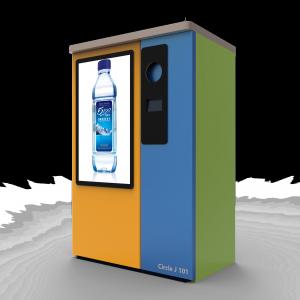 China Clinic 32 Touch Screen Bottle Reverse Vending Machine With Compressor on sale
