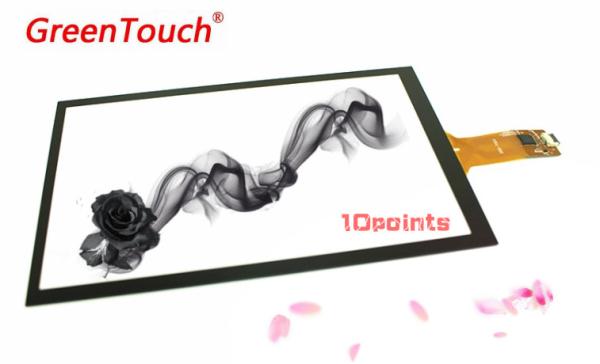 Cheap 15.6 Inch Projected Capacitive Touch Screen Interactive Touch Overlay Pcap for sale