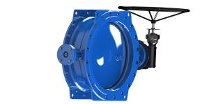 China Ductile Iron Double Eccentric Butterfly Valve Dovetail Design SS316 Coated Disc on sale