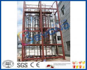 China Peach / Apple Juice Concentrator Multiple Effect Evaporator 28KW Total Rated Power on sale