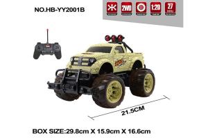 China Multi Color Children's Remote Control Toys Bigfoot RC Jeep 27MHz  Frequency on sale