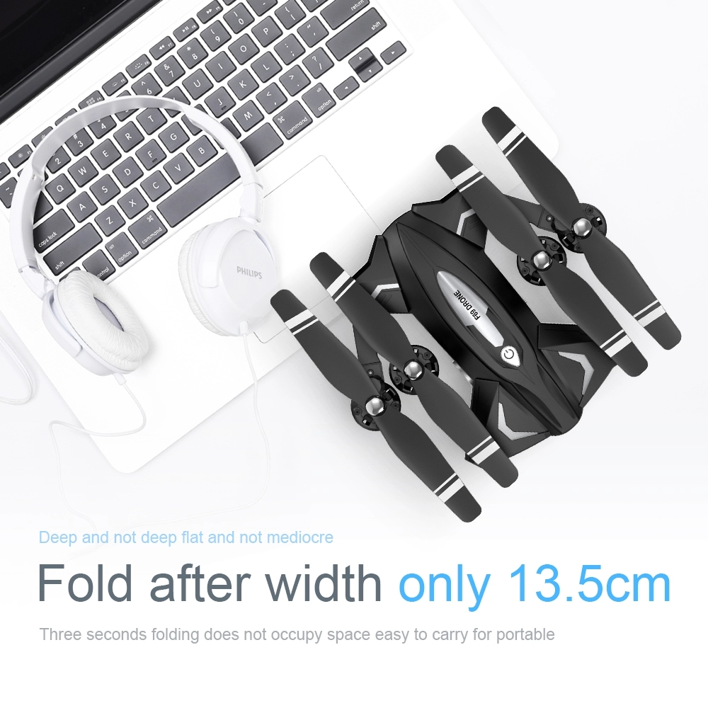 New style WiFi FPV Camera High Hold Mode Foldable Flight Time 18 Minutes 1080P Quadcopter RC Drone F69