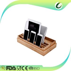 Quality Multiple use wooden phone holder for mobile phone bamboo holder stand wholesale