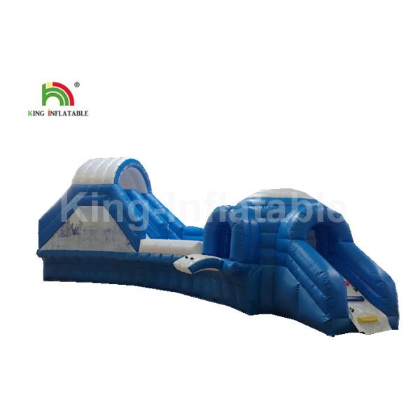 Custom Polar Bear White Giant Inflatable land Water Park Durable Odourless