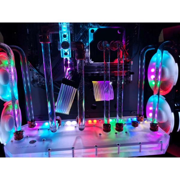 RGB 24pin Cable RGB Led Strip Light Extension Cable 2pin Connector Wire Power Adapter With Motherboard Synchronous