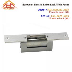 Quality EU Type Access Control Electric Strike Door Lock With Wide Face with NO/NC wholesale