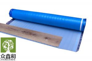 Quality EPE 20 B Laminate Floor Underlay Cushioning  2mm Blue Foam Underlayment wholesale