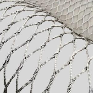 Interwoven Stainless Steel Rope Mesh