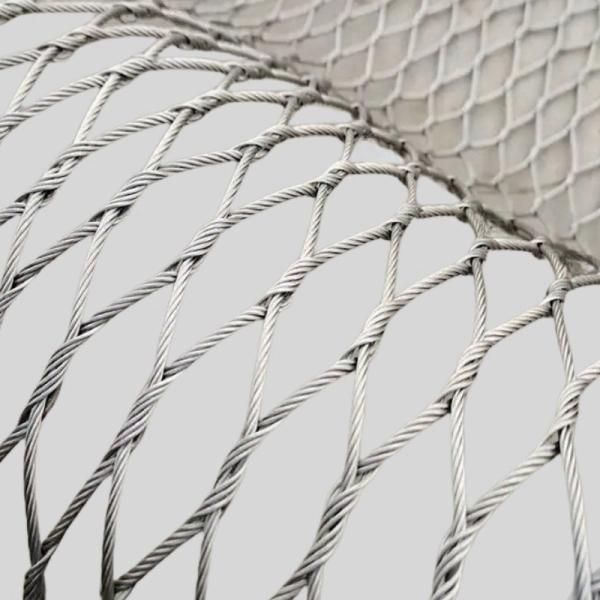 Interwoven Stainless Steel Rope Mesh