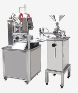 China 2800Pcs/h Rotary Type Filling And Sealing Machine For Liquid Paste Powder on sale