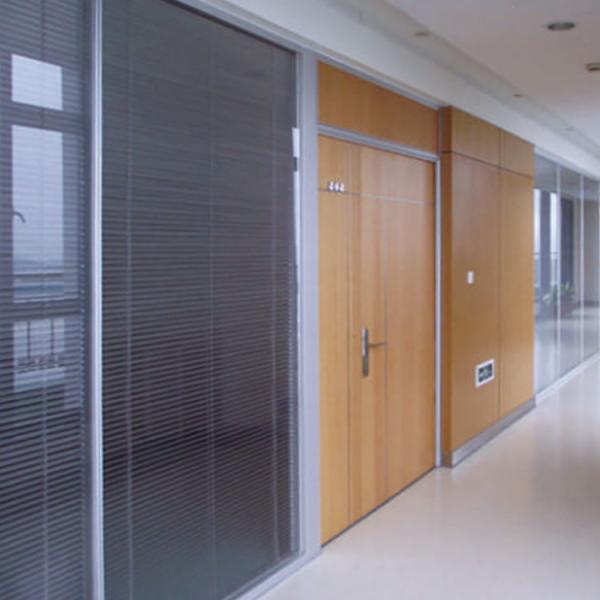 Double Glazing Office Partition Walls Explosion Proof Artificial In Office