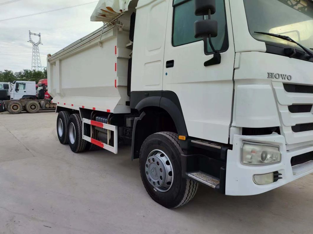 Secondhand and Used Truck White U-Type Dump Truck Sinotruck HOWO 6*4 Dump Truck