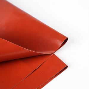 China Elastic Vermiculite Coated Fiberglass Fabric Water Resistant Glass Fiber Cloth on sale