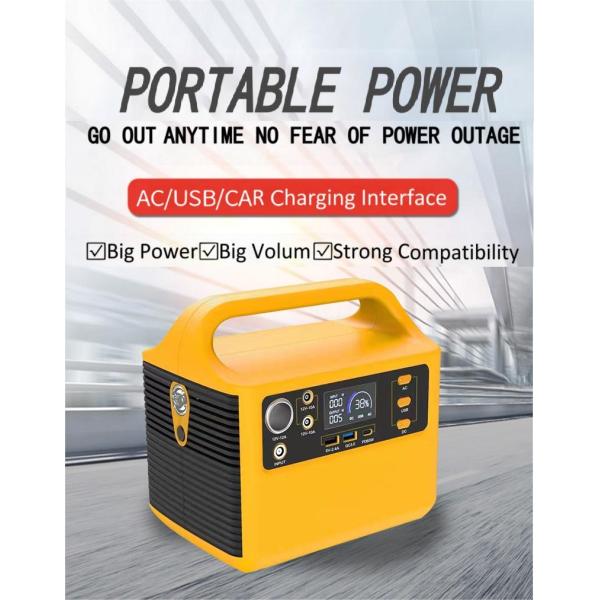 High Power Lithium Ion Battery Generator Portable Power Station 300W 500W