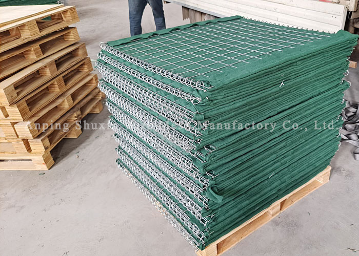 Galvanized Wire Mesh 4mm Hesco Bastion Wall For Defensive