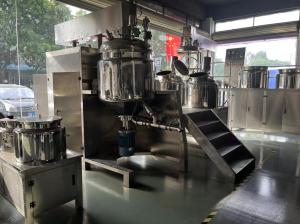 Quality 5000L Shampoo Cosmetic Emulsifier Mixer Machine Multipurpose 3000R/Min wholesale