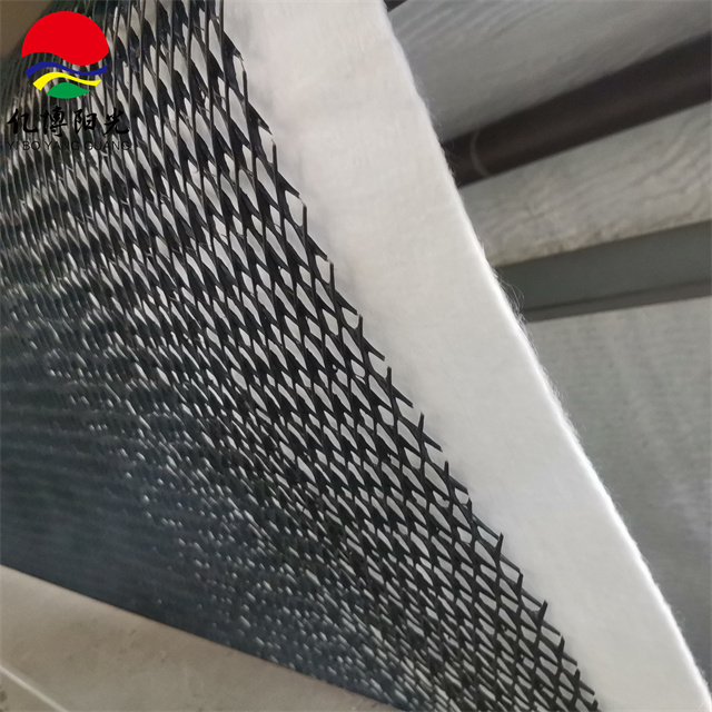 3D HDPE Composite Drainage Geonet with Nonwoven Geotextile Thickness 0.8mm-2.0mm