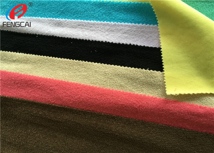 100% Polyester Tricot Knit Fabric One Side Brushed Pearl Velvet Fabric For Pillow
