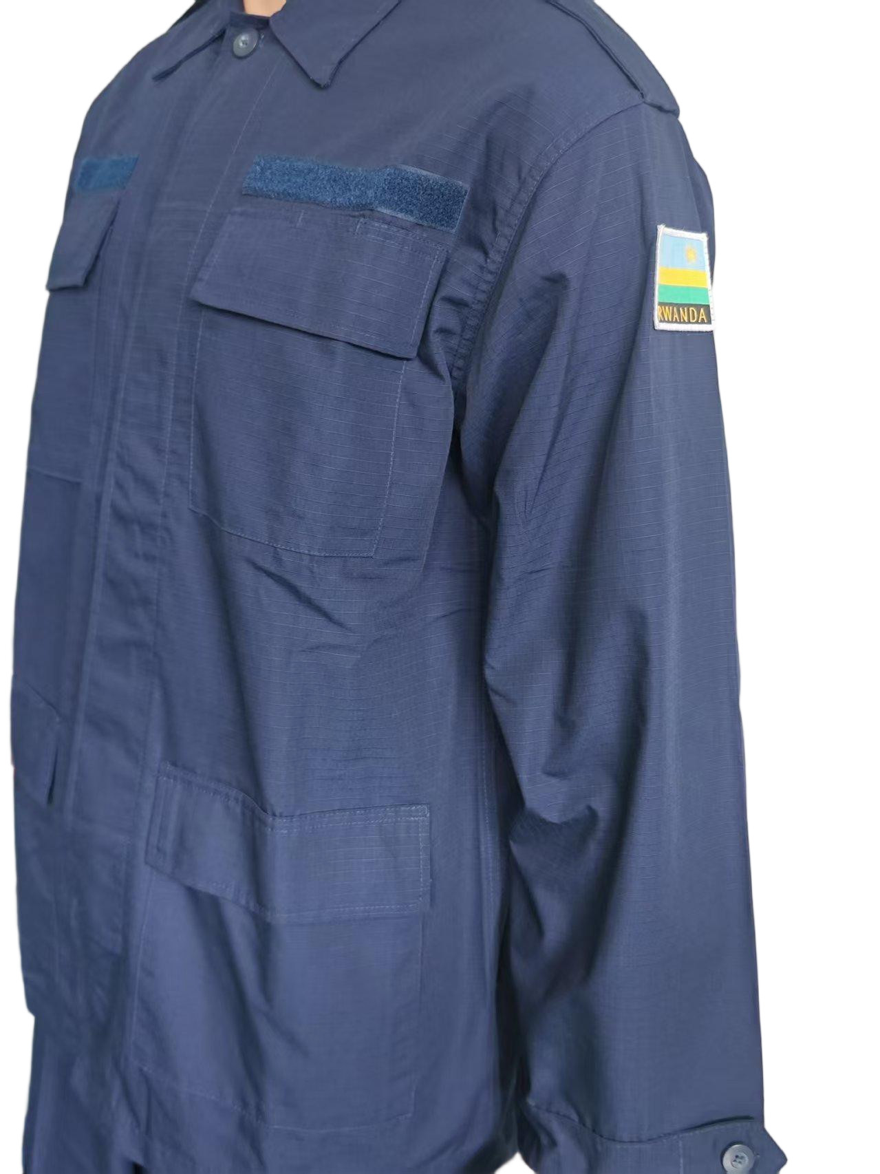 Vintage Style BDU Navy Blue Military Uniform Outfit BDU Uniform Personal Defense Equipment
