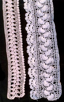 elegant 4.8-5cm width 10 yard / lot DIY handmade craft crocheted lace trim for garments